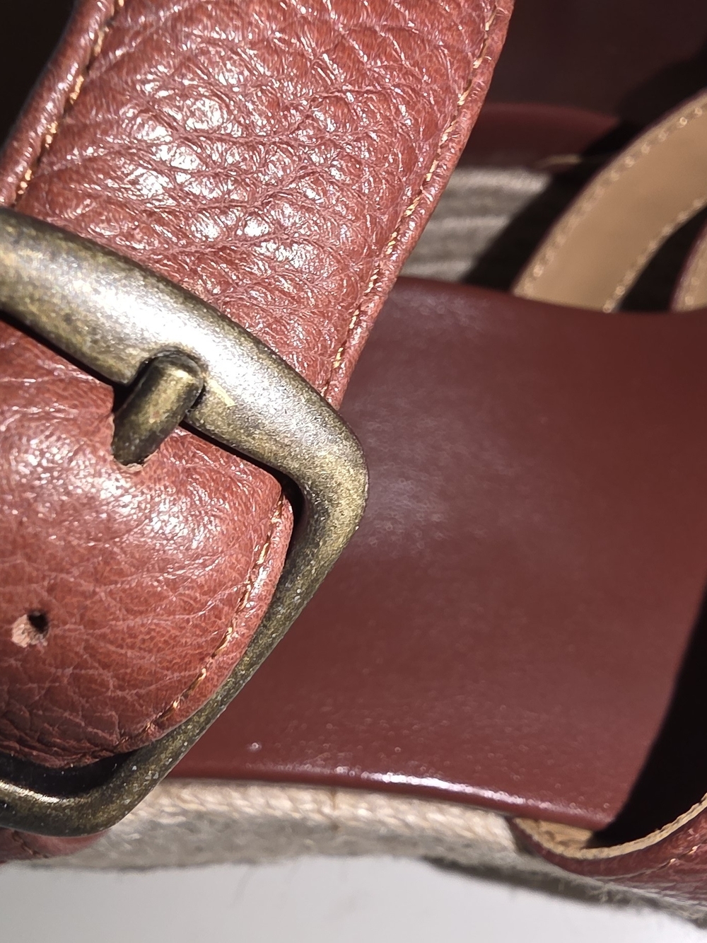 Vionic Burgundy/maroon l Braided-Strap Wedge Sandals - Picture 4 of 9